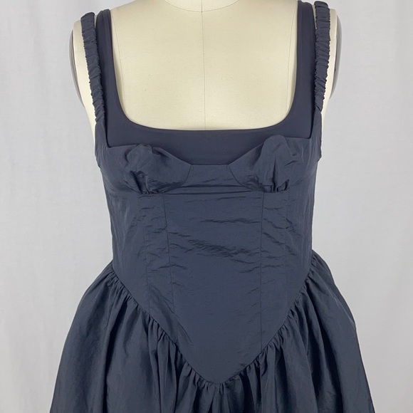 ShuShu/Tong 2 Layer Black Dress - Picture 3 of 9